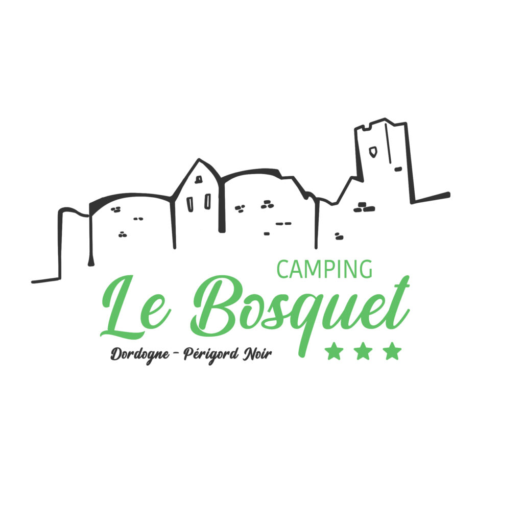 logo du Camping Le Bosquet, partenaire de Canoës Loisirs