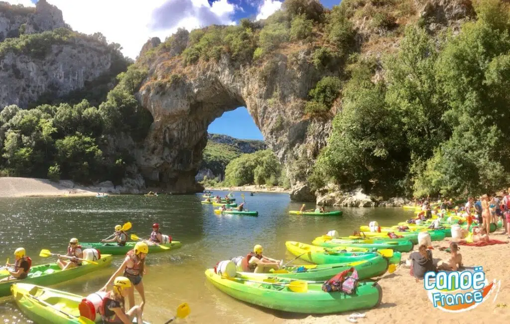 Canoë sur l'Ardeche