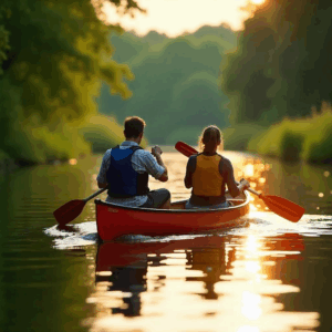 Comment pagayer en canoë à deux