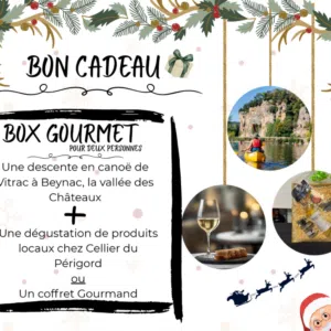 Bon cadeau Box Gourmet – Canoës Loisirs & Cellier du Périgord